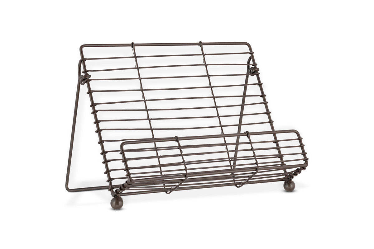 Inkollu Wire Bookstand - Aged Brass
