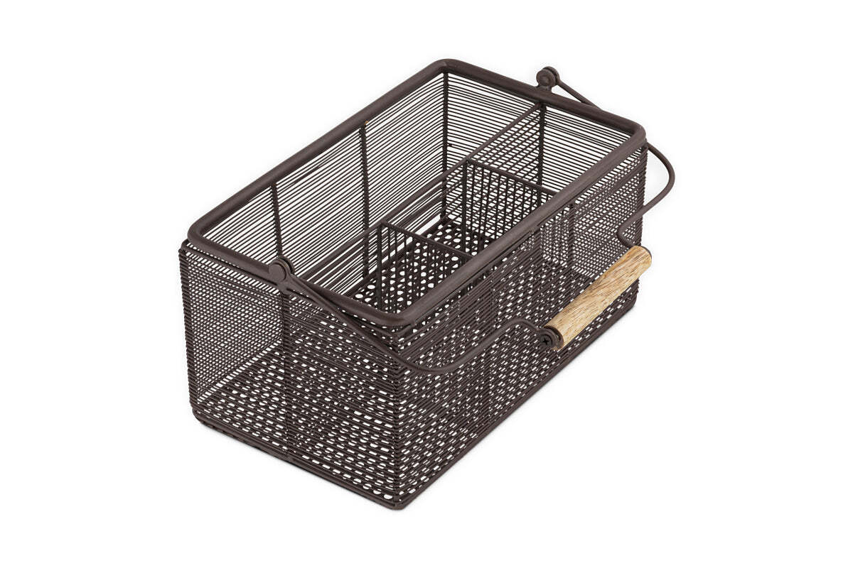 Inkollu Wire Cutlery Holder - Aged Brass