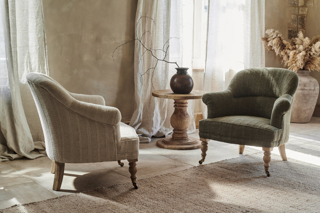 Kiana Cotton Armchair - Natural