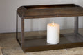 Kiwanda Wide Lantern - Antique Brass