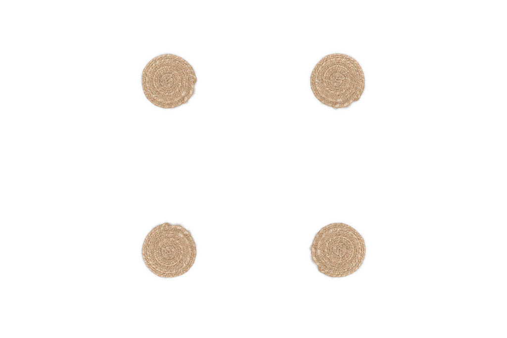 Keso Woven Coasters - Natural - (Set of 4)
