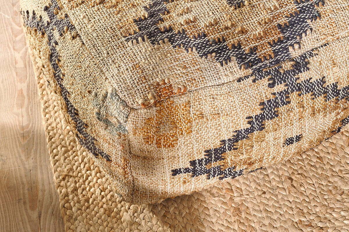 Kesu Kilim Pouf - Large