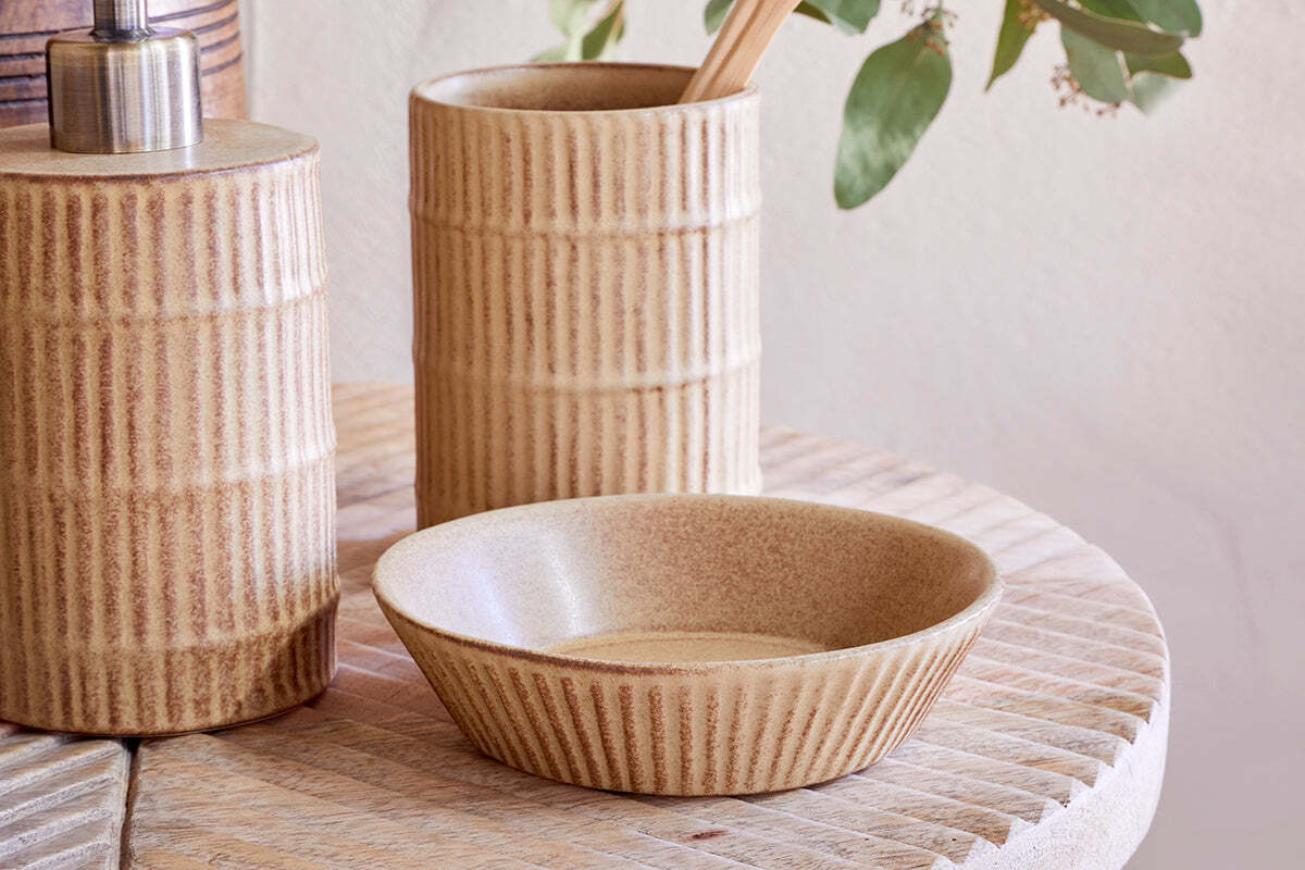 Kiani Ceramic Soap Dish - Cream