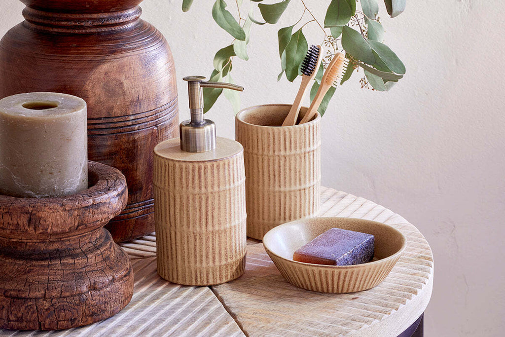Kiani Ceramic Soap Dish - Cream
