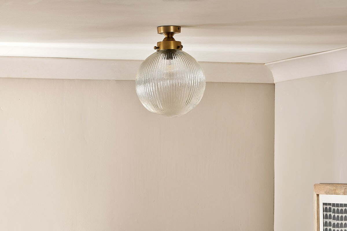 Konnie Bathroom Ceiling Light - Clear