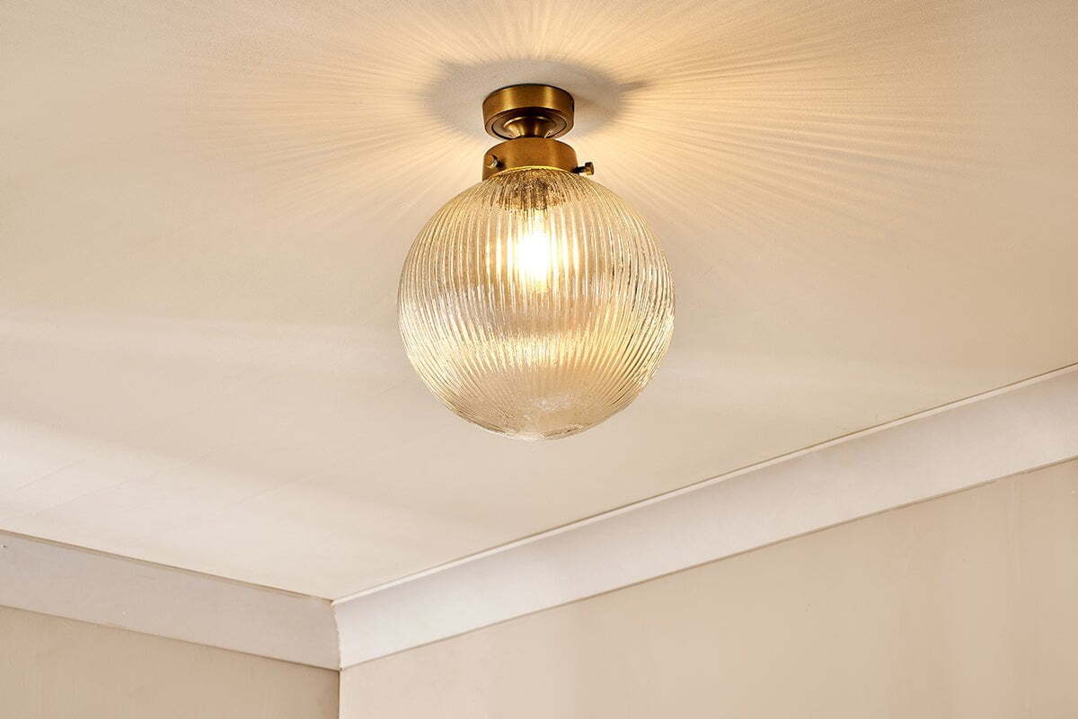 Konnie Bathroom Ceiling Light - Clear