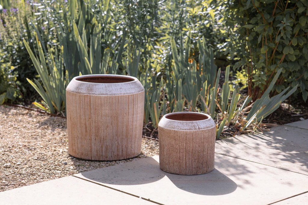 Kubo Ceramic Planter - Terracotta