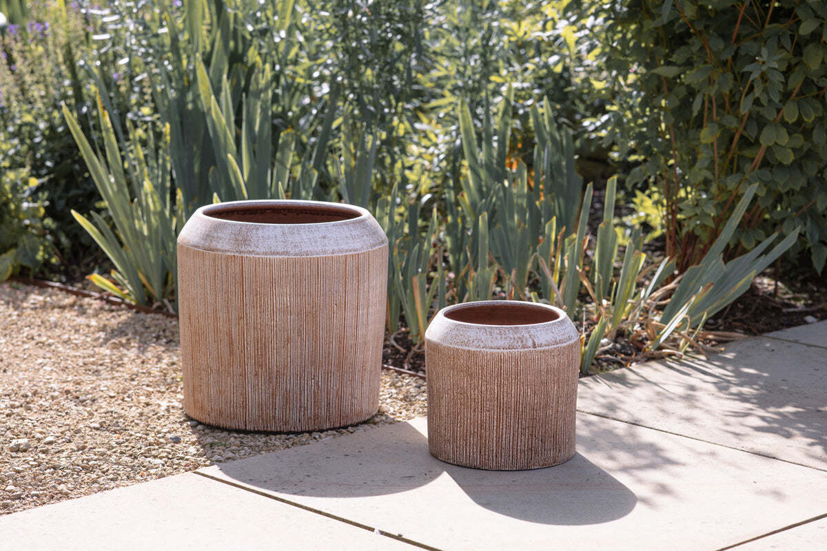 Kubo Ceramic Planter - Terracotta