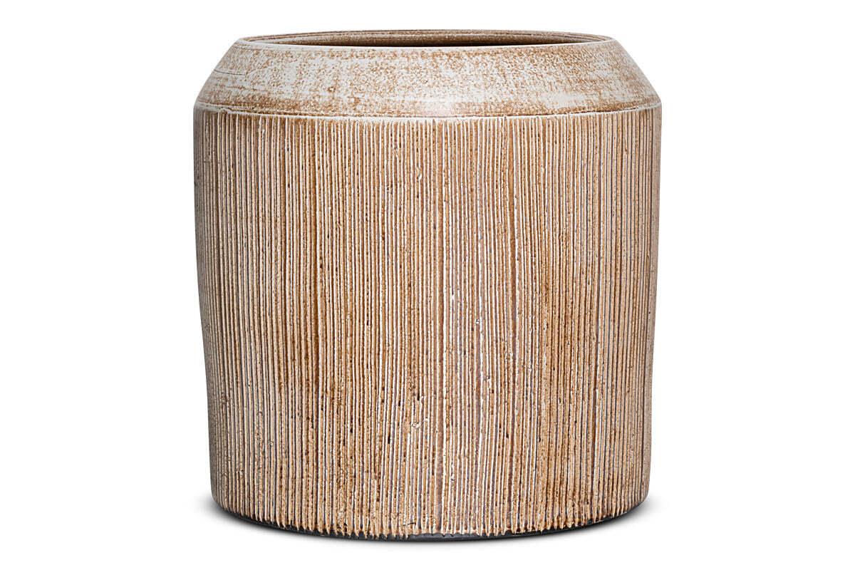 Kubo Ceramic Planter - Terracotta