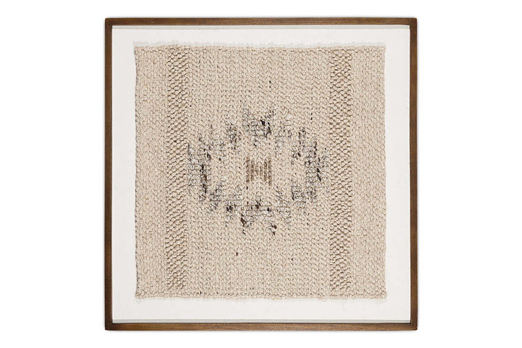 Lena Textured Wall Art - Off White