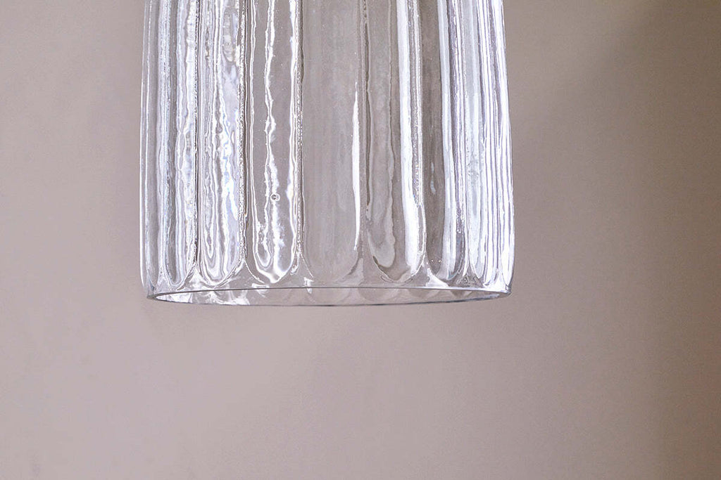 Lumina Recycled Glass Pendant - Clear