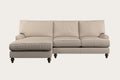 Marri Large Left Hand Chaise Sofa - Recycled Cotton Natural