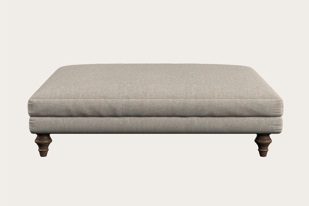 Marri Grand Footstool - Brera Linen Natural