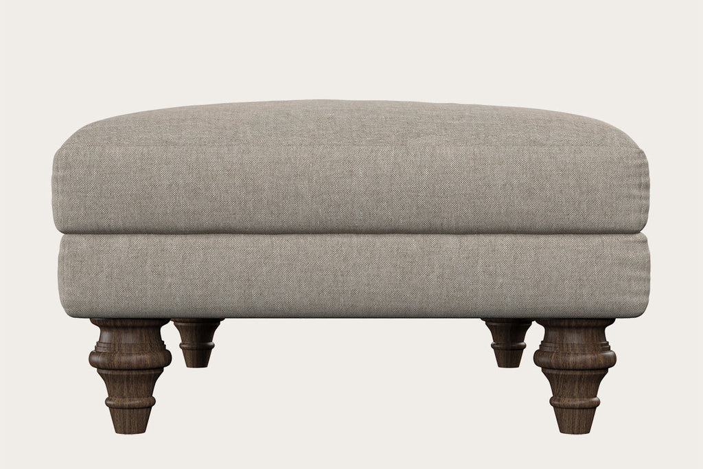 Marri Medium Footstool - Brera Linen Natural