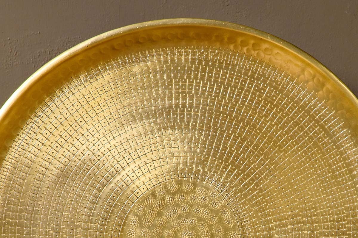 Mahika Tray - Antique Brass