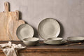 Malia Dinnerware Set - Cream (Set of 12)