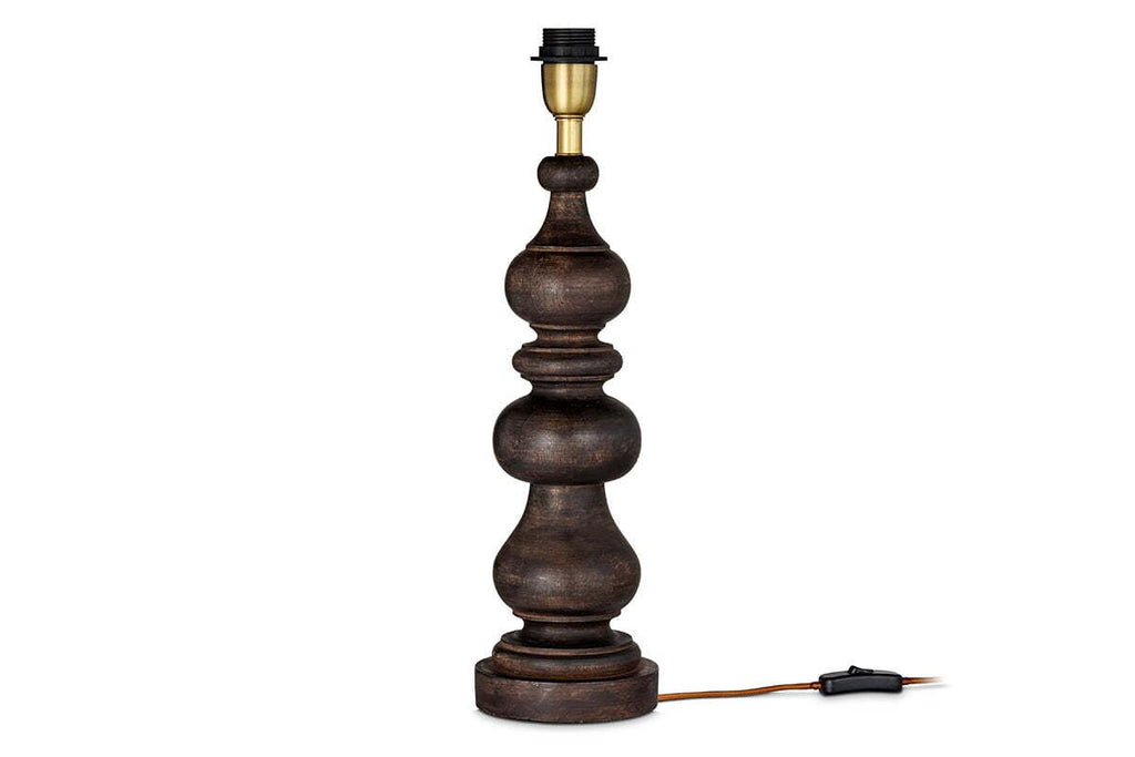 Manua Wood Table Lamp Base - Large