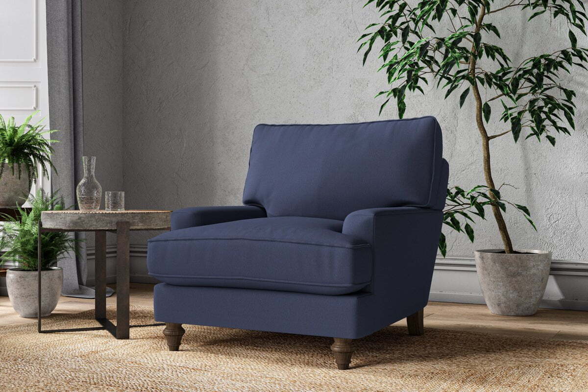 Marri Armchair - Recycled Cotton Navy
