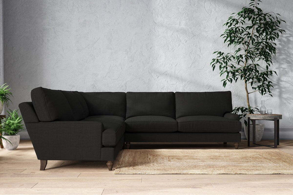 Marri Grand Corner Sofa - Brera Linen Charcoal