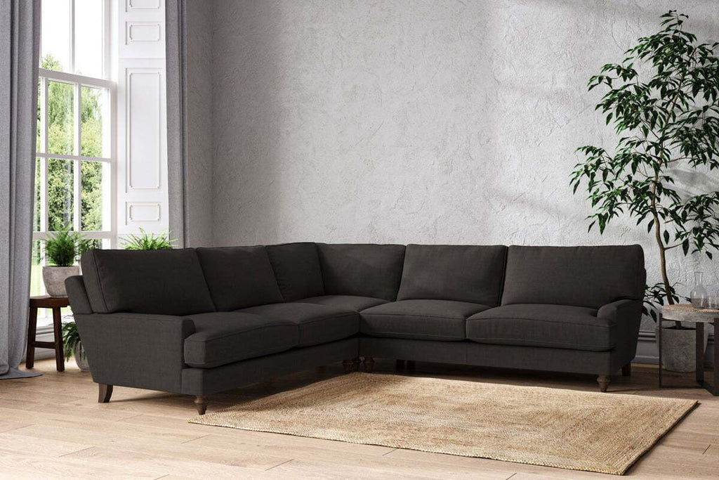 Marri Grand Corner Sofa - Brera Linen Espresso