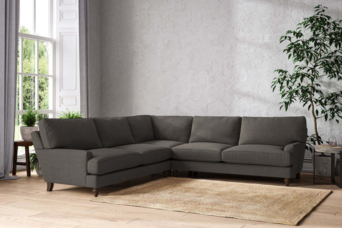 Marri Grand Corner Sofa - Brera Linen Granite