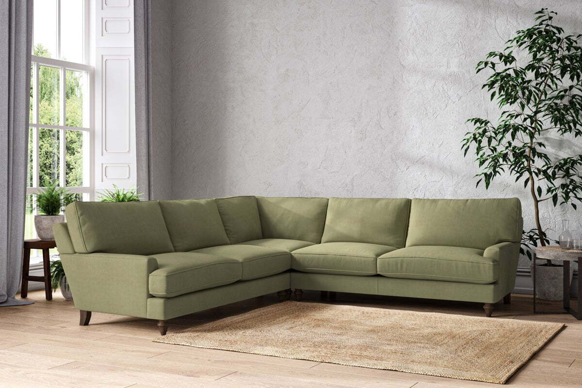 Marri Grand Corner Sofa - Brera Linen Sage
