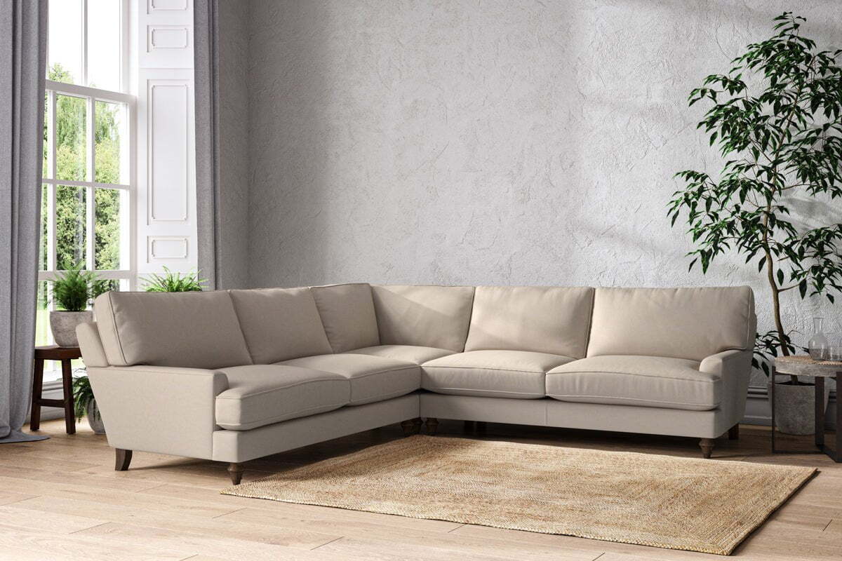 Marri Grand Corner Sofa - Recycled Cotton Natural