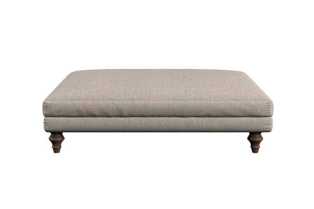 Marri Grand Footstool - Brera Linen Indigo