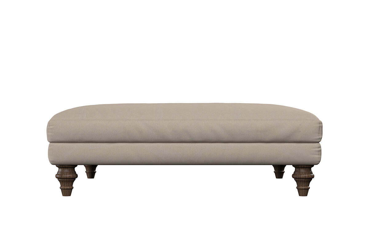 Marri Grand Footstool - Recycled Cotton Airforce