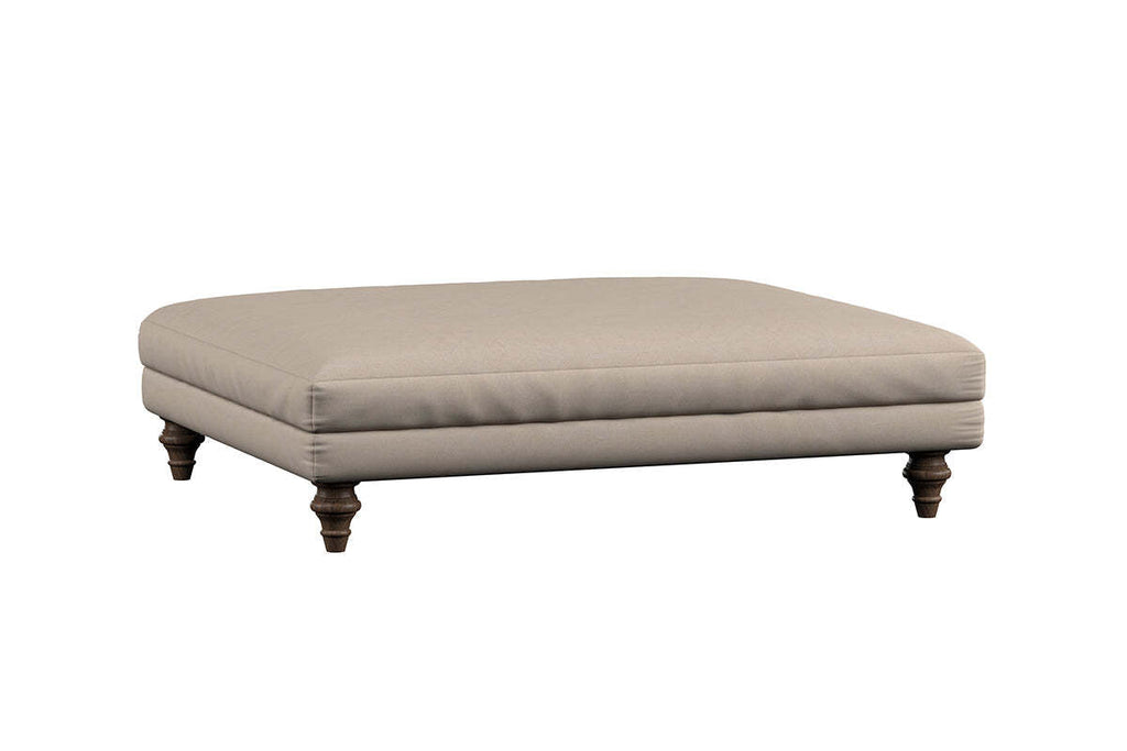 Marri Grand Footstool - Recycled Cotton Airforce