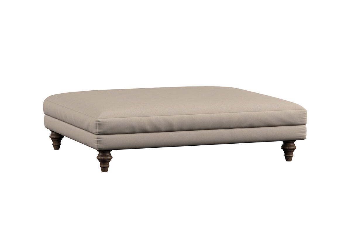 Marri Grand Footstool - Recycled Cotton Airforce
