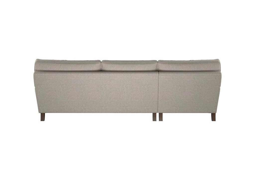 Marri Grand Left Hand Chaise Sofa - Brera Linen Chestnut