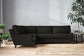 Marri Grand Left Hand Corner Sofa - Brera Linen Charcoal