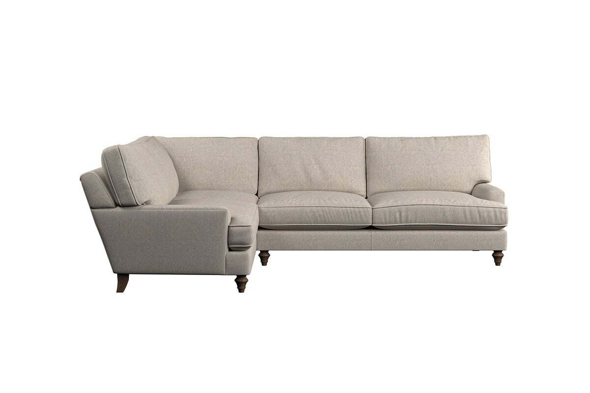 Marri Grand Left Hand Corner Sofa - Brera Linen Chestnut