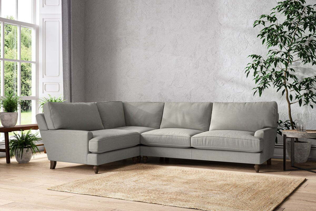 Marri Grand Left Hand Corner Sofa - Brera Linen Smoke