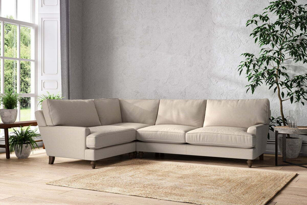 Marri Grand Left Hand Corner Sofa - Recycled Cotton Natural