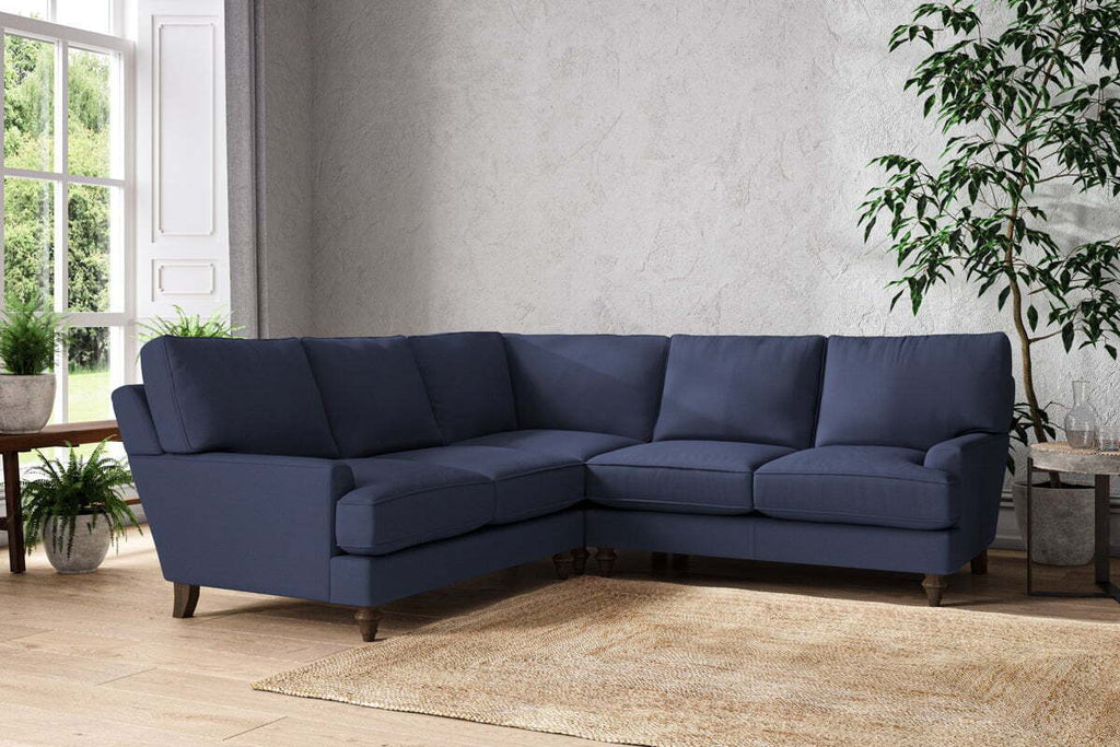 Marri Large Corner Sofa - Recycled Cotton Navy