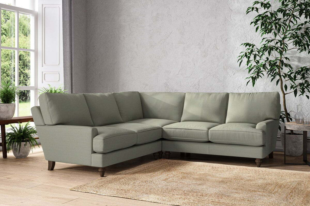 Marri Large Corner Sofa - Recycled Cotton Seaspray