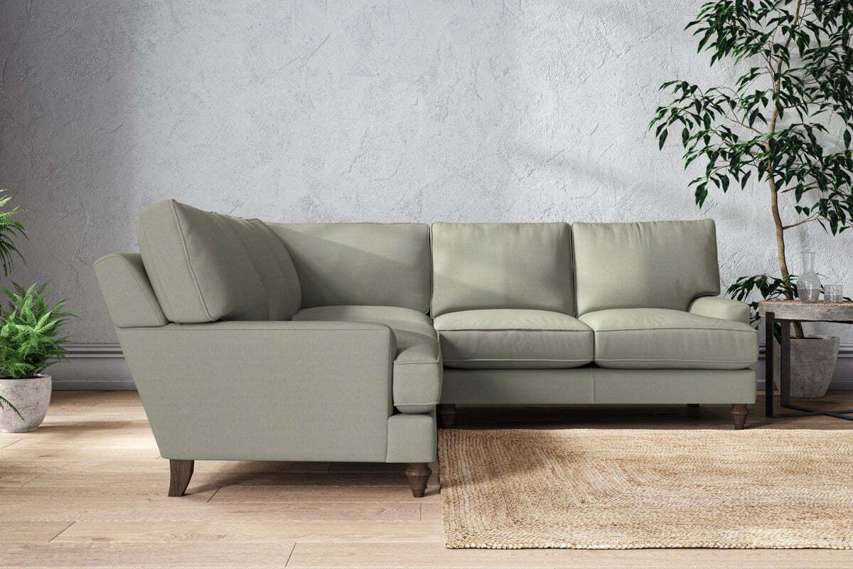 Marri Large Corner Sofa - Recycled Cotton Seaspray