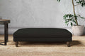 Marri Large Footstool - Brera Linen Charcoal