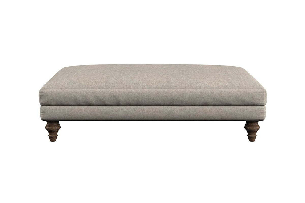 Marri Large Footstool - Brera Linen Sage