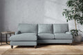 Marri Large Left Hand Chaise Sofa - Recycled Cotton Horizon