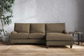 Marri Large Right Hand Chaise Sofa - Brera Linen Chestnut