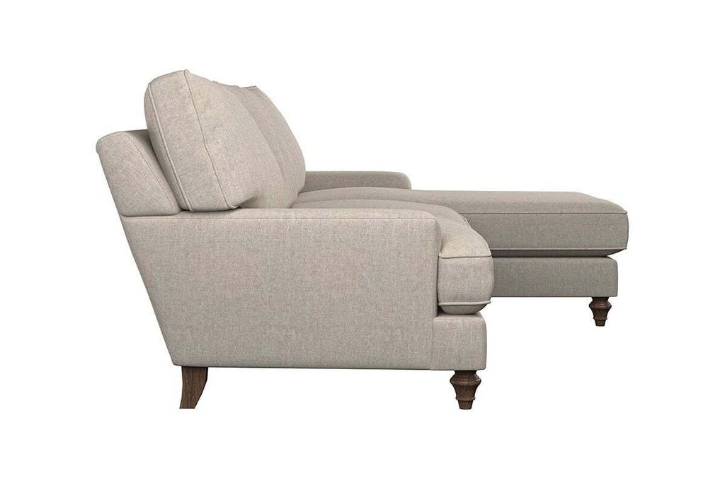 Marri Large Right Hand Chaise Sofa - Brera Linen Pebble