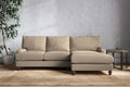 Marri Large Right Hand Chaise Sofa - Brera Linen Pebble