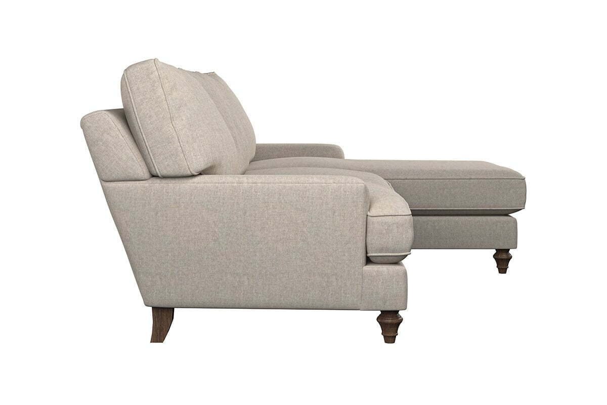 Marri Large Right Hand Chaise Sofa - Brera Linen Sage