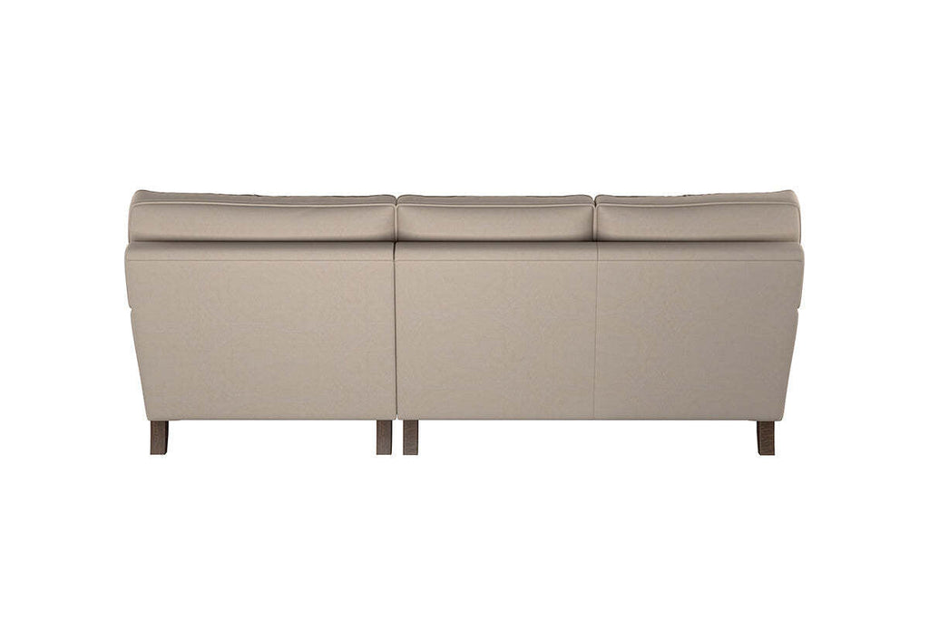 Marri Large Right Hand Chaise Sofa - Recycled Cotton Mocha