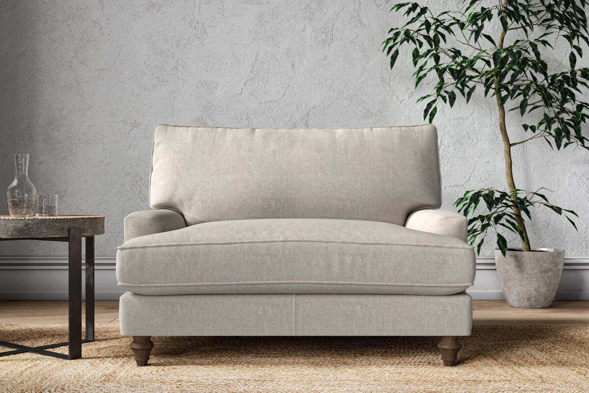 Marri Love Seat - Brera Linen Natural