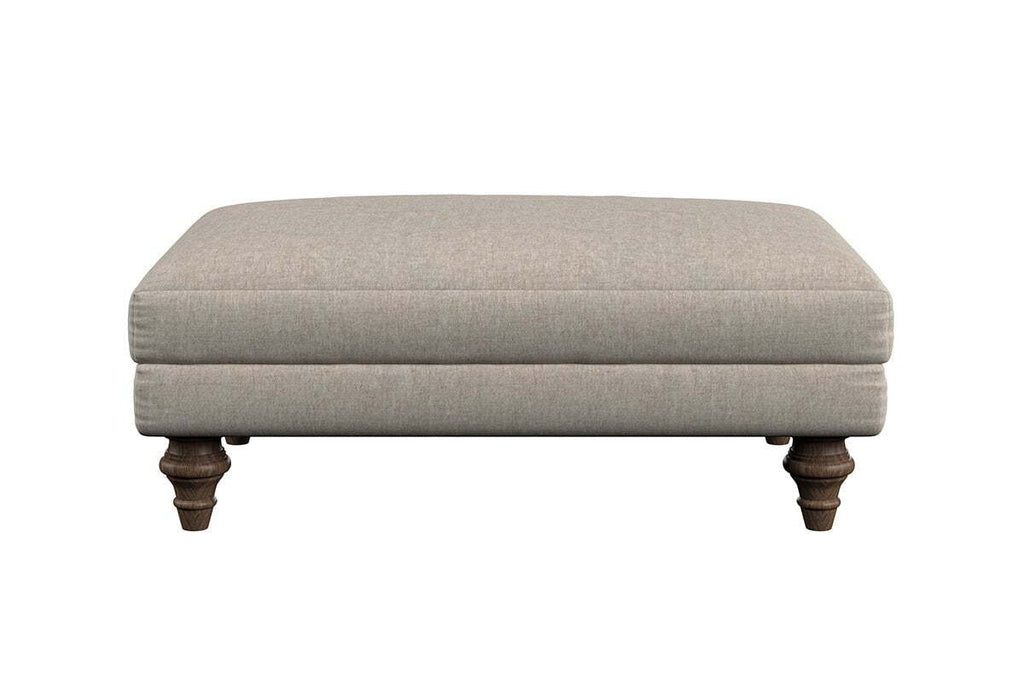 Marri Medium Footstool - Brera Linen Sage