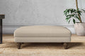 Marri Medium Footstool - Recycled Cotton Stone